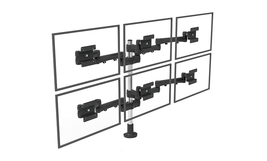 Suport reglabil pentru monitor LCD cu mai multe ecrane